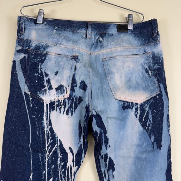 Revenge Hand Bleached Denim Jeans *1/100 LIMITED RELEASE* Size Large New - Picture 8 of 13